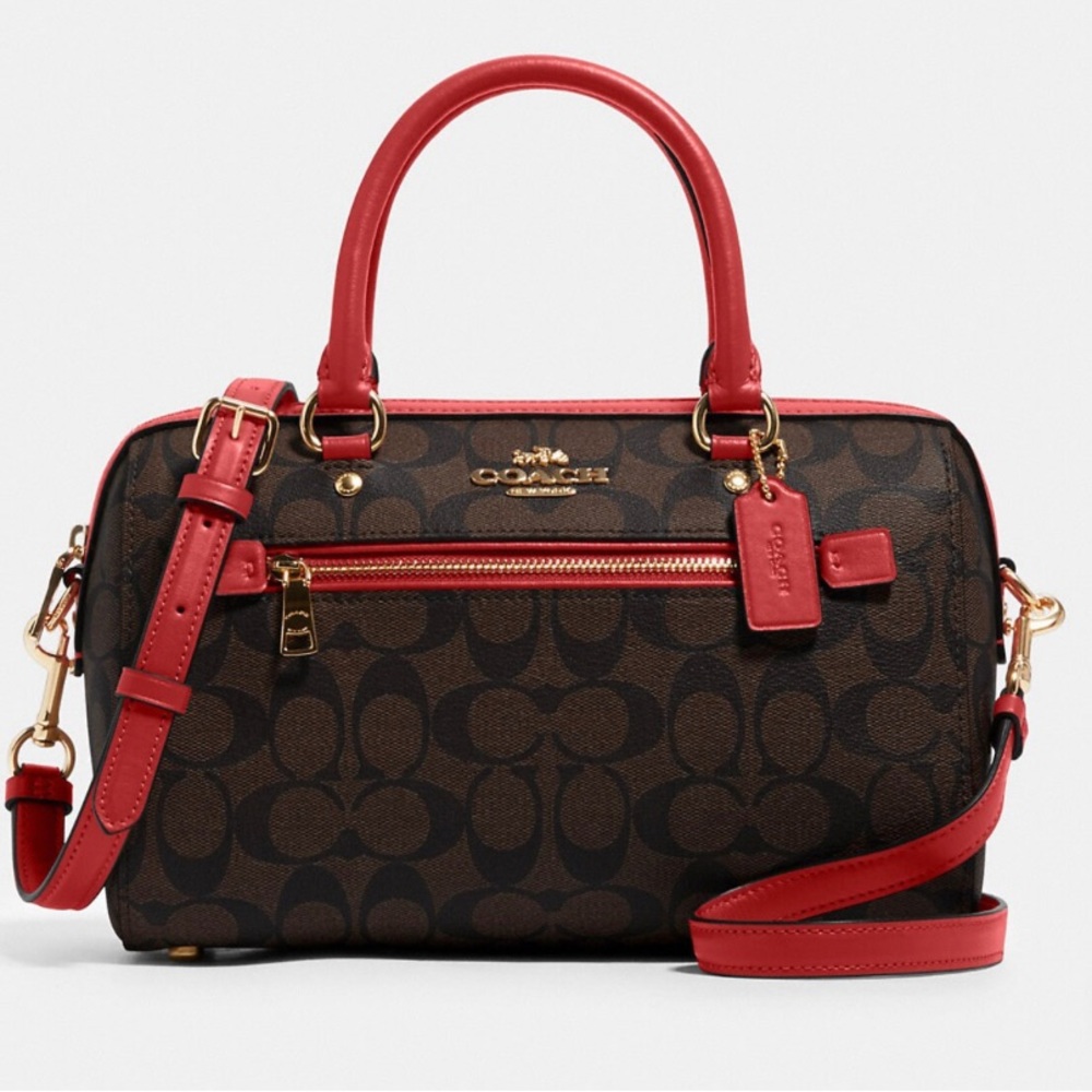 Coach’s Signature Rowan satchel, used only twice no signs of wear!